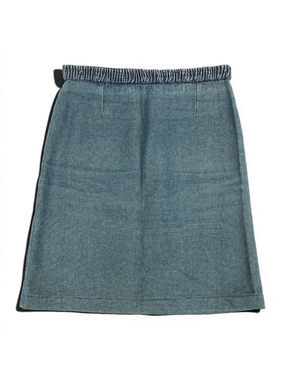 Chanel Denim Skirt Indigo Cotton